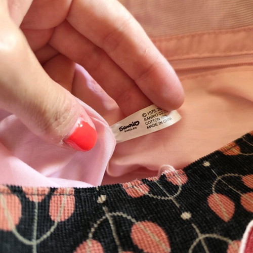 Τσάντα Hello Kitty κοτλέ μεταχειρισμένη