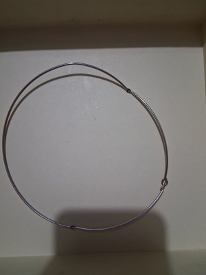 Necklace new, silver color
