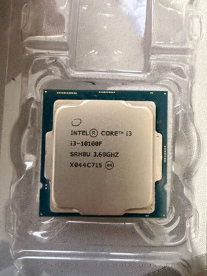 Επεξεργαστής Intel i3-10100f σαν καινούργιος, 10ης γενιάς Comet Lake