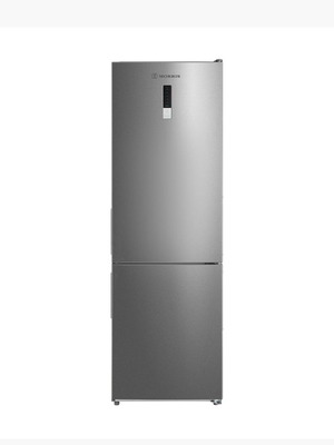 Morris fridge freezer Full No Frost, 310L, inox look