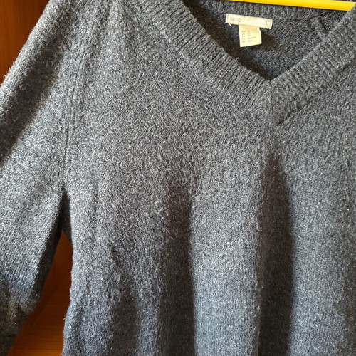 H&M knitted sweater dark charcoal like new