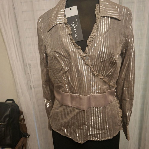 Gray Silver Raxevsky No M Shirt New With Tag
