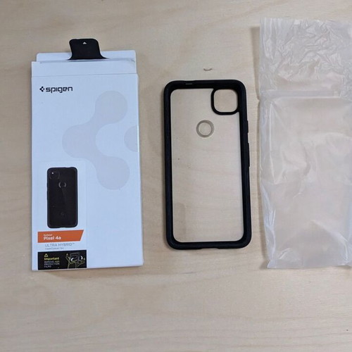Spigen Ultra Hybrid Matte Black case for Google Pixel 4a, like new