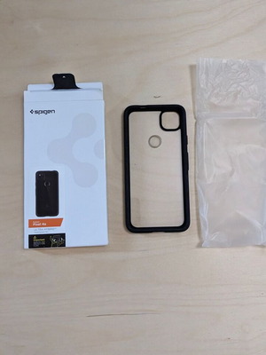 Spigen Ultra Hybrid Matte Black case for Google Pixel 4a, like new