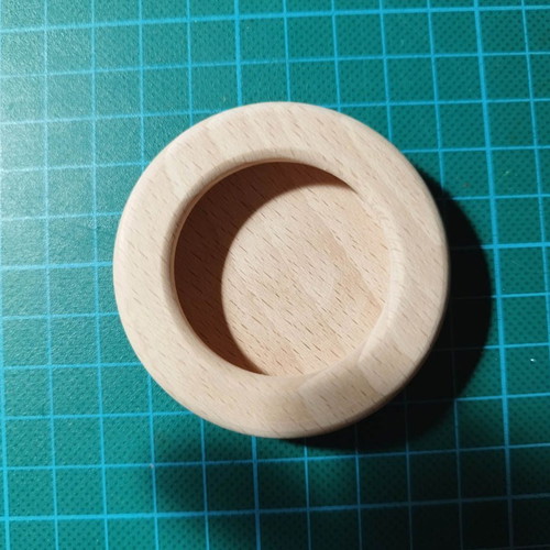 Hafele recessed beech wood handles new, diameter 60mm
