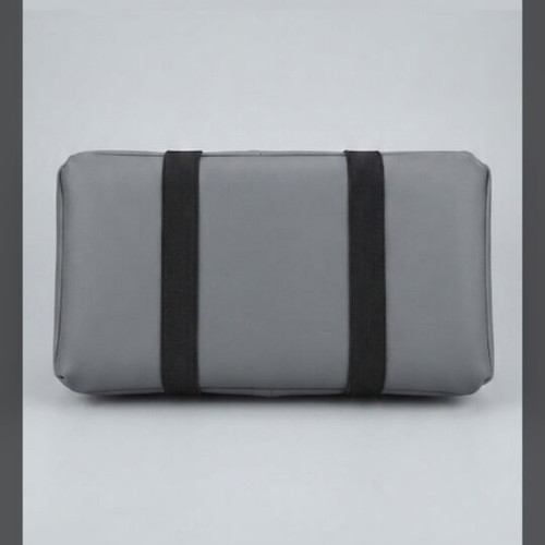 Car Armrest Pillow with 2 Cup Holders PU Leather
