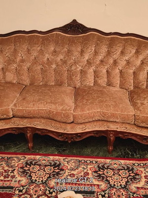 Living room set used with four-seat sofa, two armchairs and two chairs