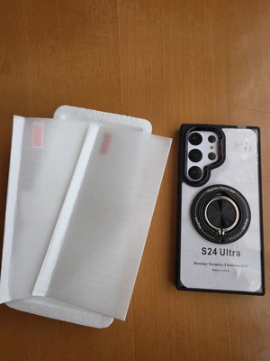 Samsung Galaxy S24 Ultra Case with 2 Screen Protectors