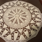 Handmade knitted linens like new, set of 2, beige