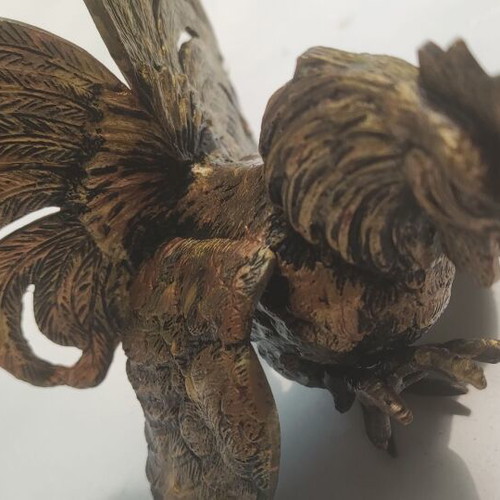 Bronze roosters like new, set