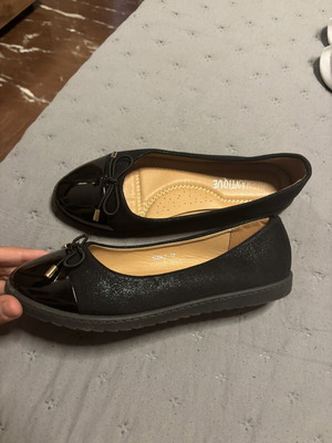 Ballerina shoes size 38, black