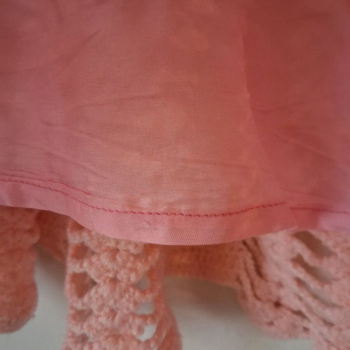 Handmade toddler dress 2y like new, knitted, lined