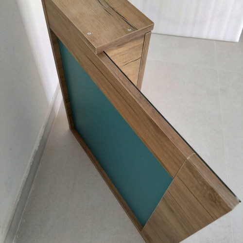 Drop Senso 65 PL Wood bathroom mirror with right cabinet new
