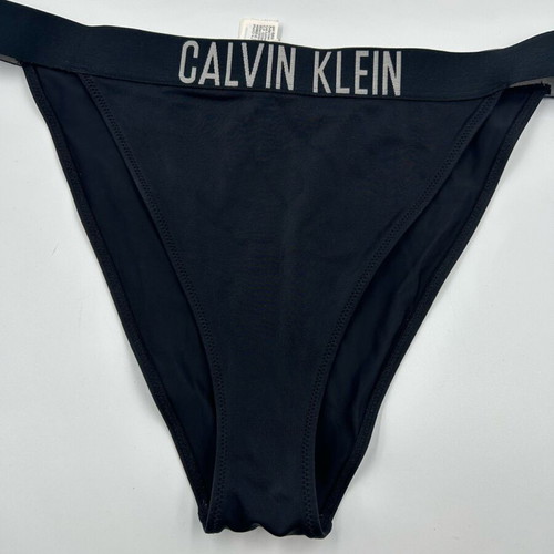 Calvin Klein women's bikini bottom used, black, size L