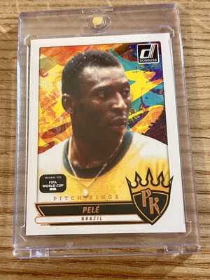 Pele Brazil Panini FIFA World Cup 2025-26 card like new in acrylic case