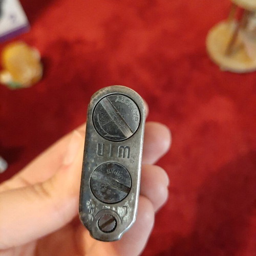 Win electronic lighter used, vintage with case