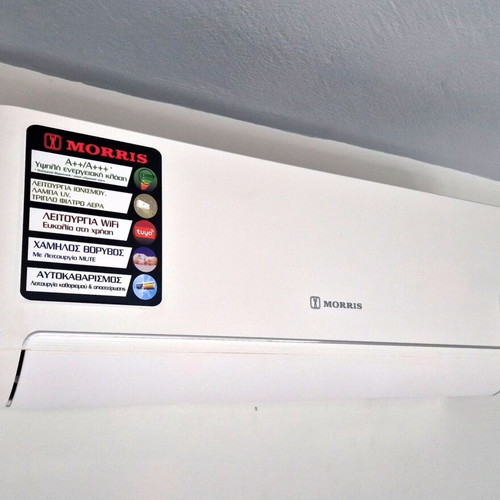 Morris Inverter Air Conditioner WiFi 9000/12000 BTU like new