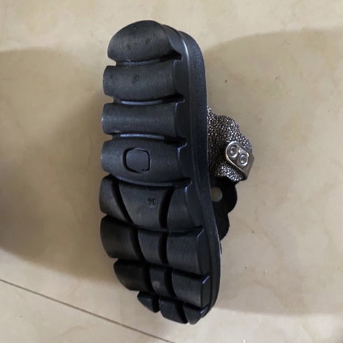 Black sandals new, size 37
