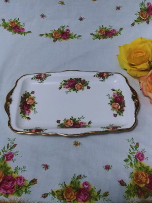 Royal Albert Old Country Roses porcelain serving tray new