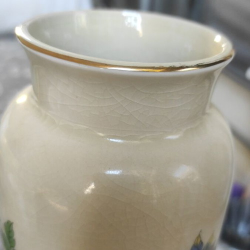 Vintage Japanese vase National Silver Company ceramic like new, 27.5 cm