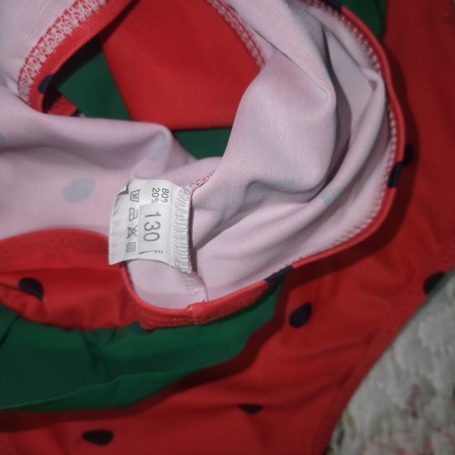 Watermelon design swimsuit for girls size 130 cm