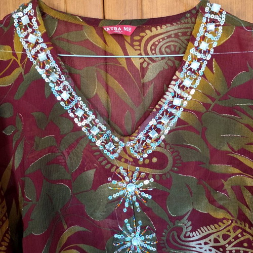 Kaftani 2XL like new, multicolored