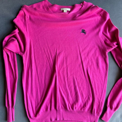 Burberry Brit pink knitted sweater like new, size S