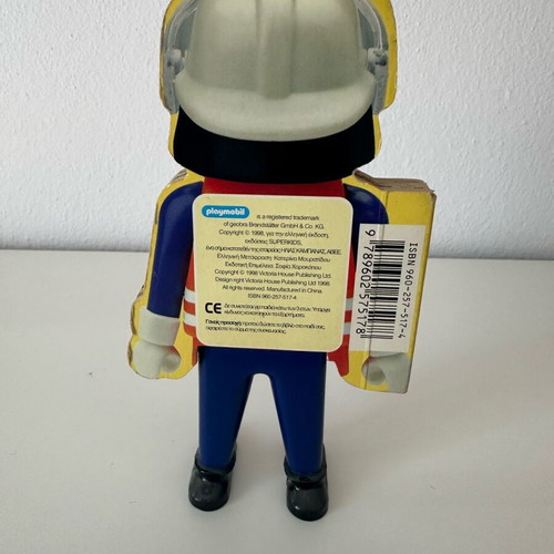 Playmobil Books Fire in Smoketown like new interactive book