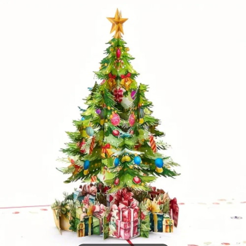 3D Christmas card new with beautiful design