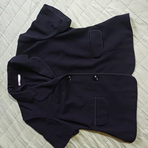 Veto black short jacket like new with pockets size L