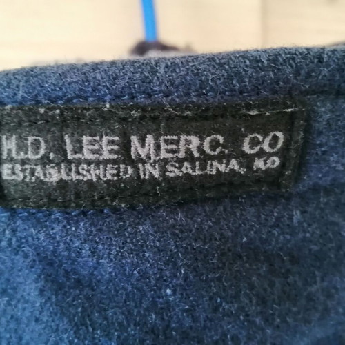 Montgomery coat Lee jeans used, medium size, blue
