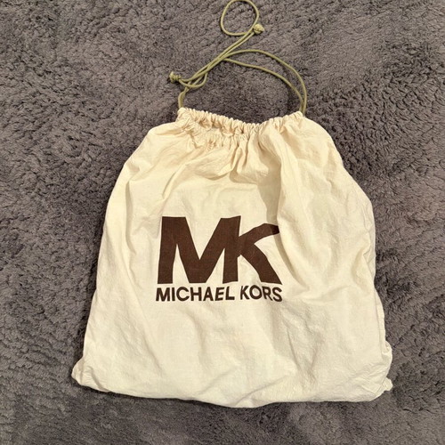 Michael Kors women's shoulder bag used, black with gold details