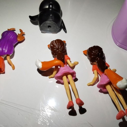 Enchantimals Secret Best Friends Mattel playset with figures, furniture, and pet used