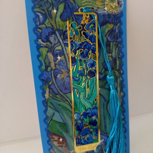 Van Gogh Iris Flower Bookmark new