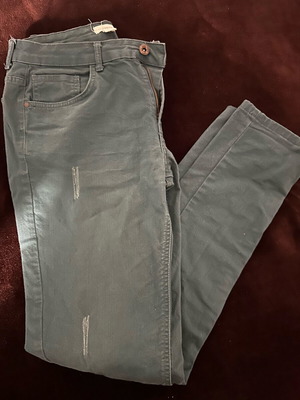 Панталон като нов, зелен и тюркоаз, размери S и M