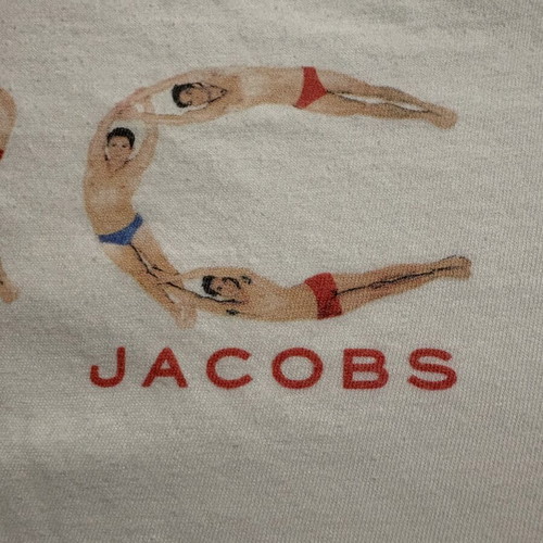 Marc Jacobs t-shirt size L used, white