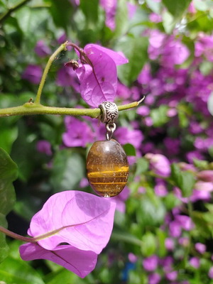 Pendant with tiger eye