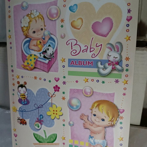 Baby photo album new with many pockets and pages