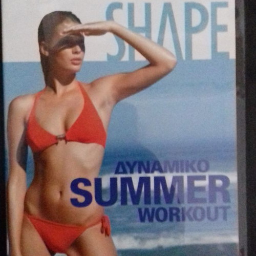 2 fitness DVDs used, dynamic summer workout for body and bikini
