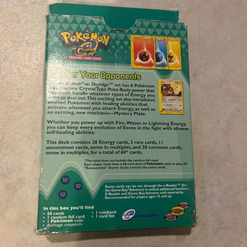 Pokemon Skyridge Eeveelution empty deck - 60,00 - Vendora.cy Pokemon Skyridge Eeveelution empty deck - 60,00 - Vendora.cy