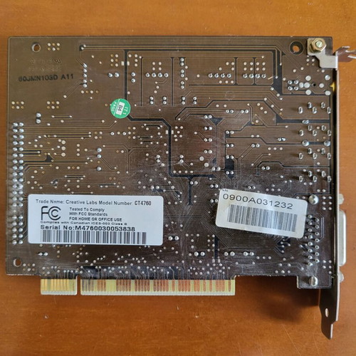 Creative Sound Blaster Live! CT4760 sound card used