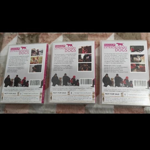 Extraordinary Dogs DVD like new, 3 discs with Greek subtitles