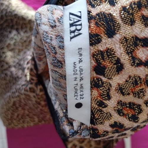 Zara leopard dress size XL