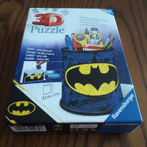 Batman Ravensburger puzzle pencil holder new