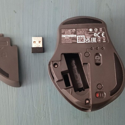 Asus MW203 wireless mouse used, black, Bluetooth and USB