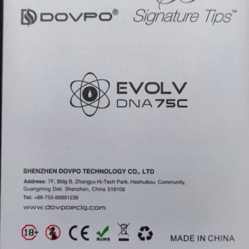 Mono SQ DNA75C Mod by Dovpo X Signature Mods like new