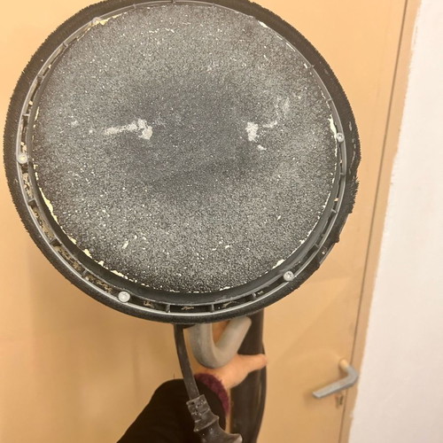 Grinding machine dust collector with pole and Flex vacuum used