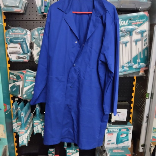 Work smock blue size large new