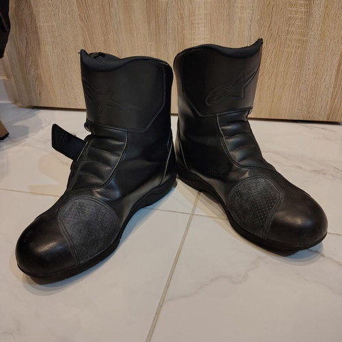 Alpinestars Ridge Waterproof Motorcycle Boots like new, black