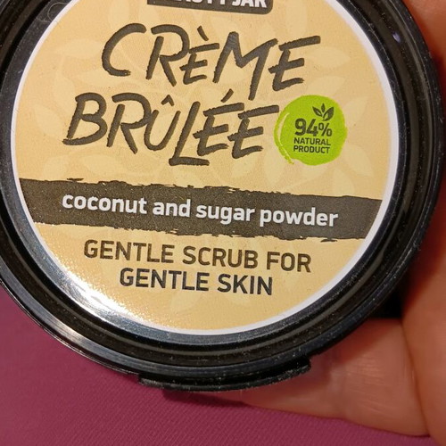 Creme Brûlée coconut face scrub new 120g